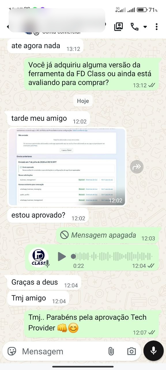 Aprovação confirmada